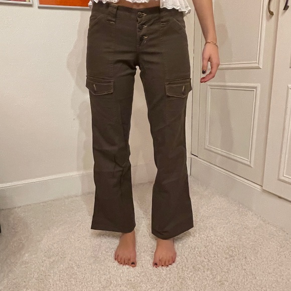 JOIE vintage brown pocket pants - Picture 2 of 3